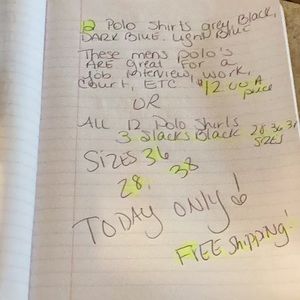 Work polos long sleeve top